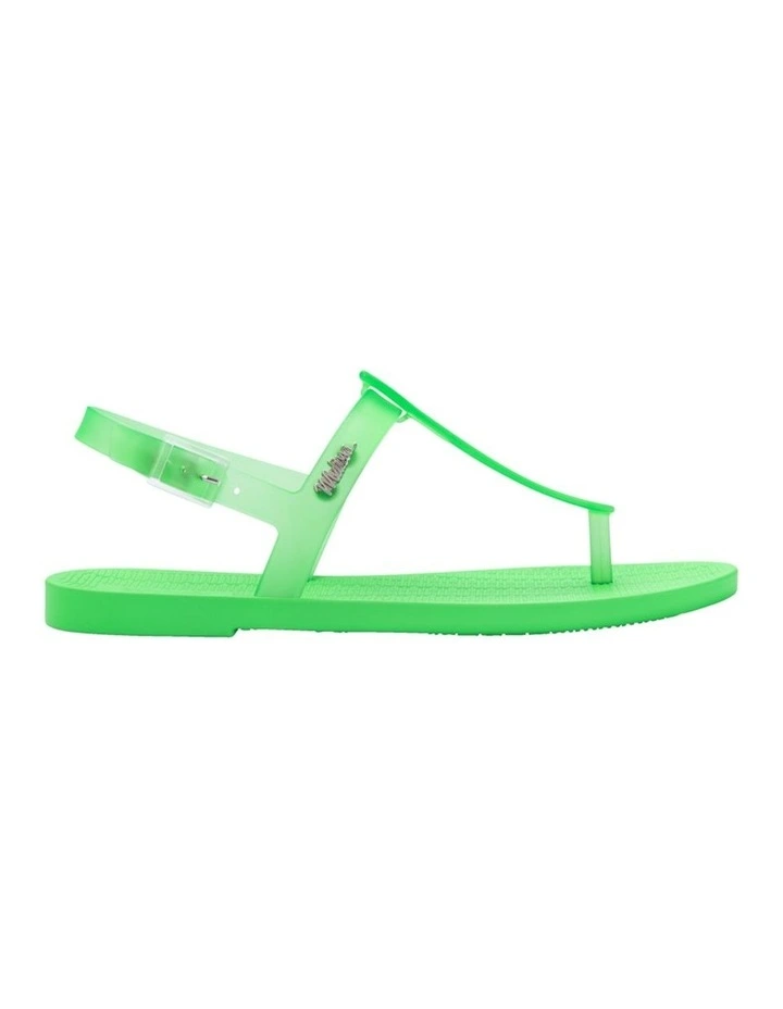 Melissa Sun Ventura Sandal in Neon Green