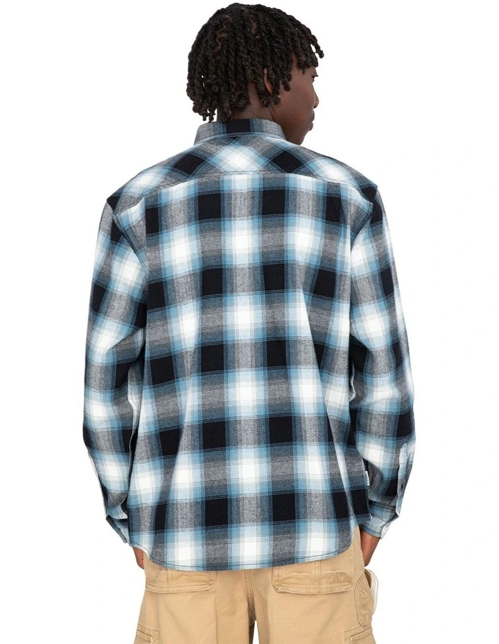 Tacoma Classic Long Sleeve Flannel Shirt in Black
