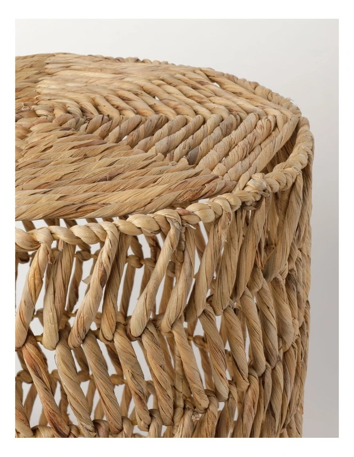 Mallabar Woven Nestside Table 45 x 45 x 45cm Large in Natural