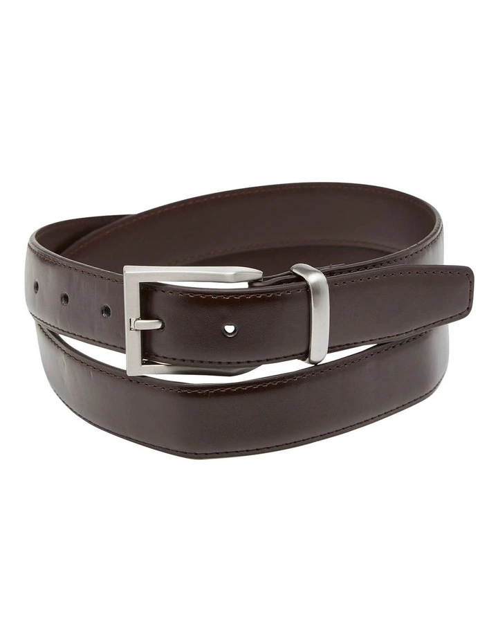 Arlen Leather Belt in Chocolate