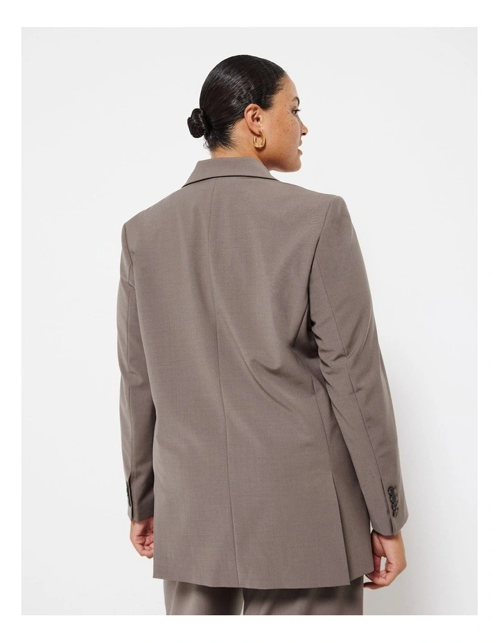 Masculine Blazer in Mouse