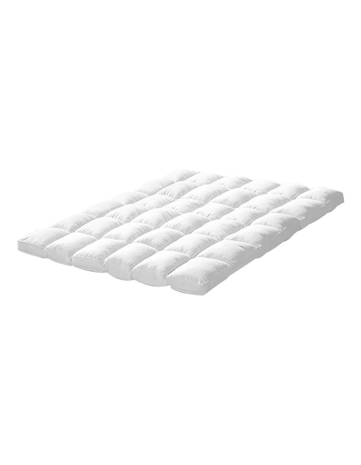 Queen Pillowtop Mattress Topper in White