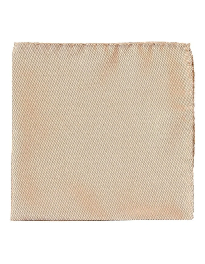 Formal Silk Pocket Square in Gold