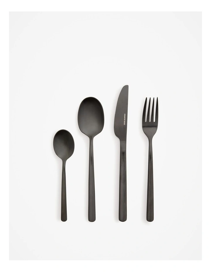 Nolan Graphite 16 Piece Cutlery Set in Graphite