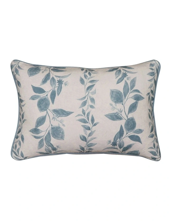 Amari Linen Cushion in Blue