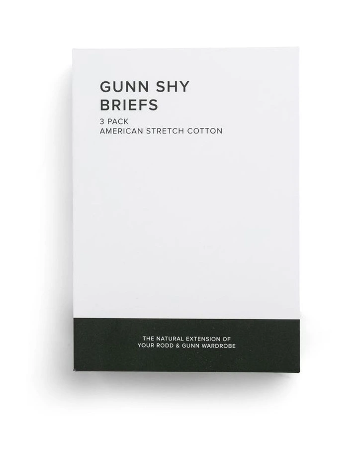 Gunn Shy Guy Brief 3 Pack in The Blues