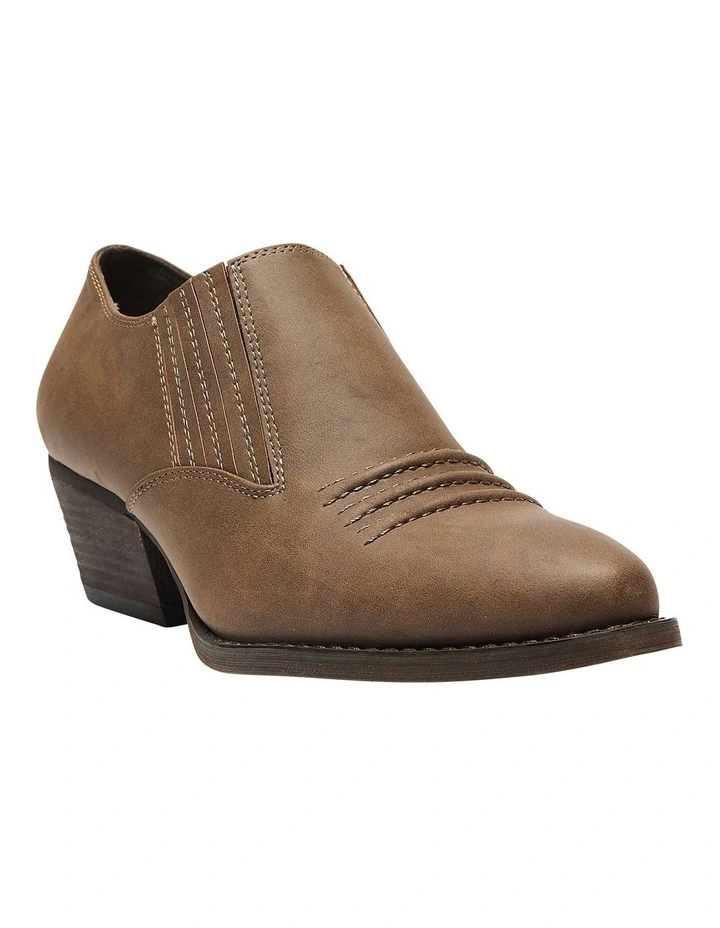 Trick Shoes in Brown Micro