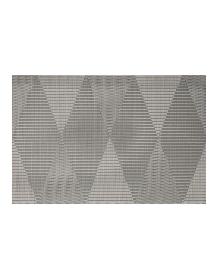 Table Accents Placemat Diamond 45x30cm in Dark Grey