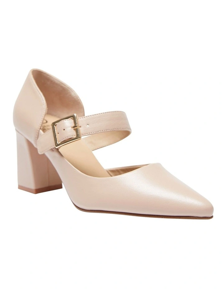 Giselle Heeled Shoes In Blush Glove