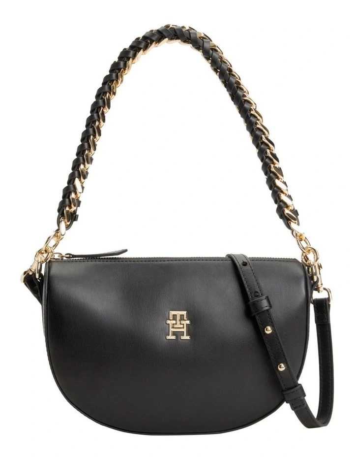 TH Half Moon Crossover Bag in Black