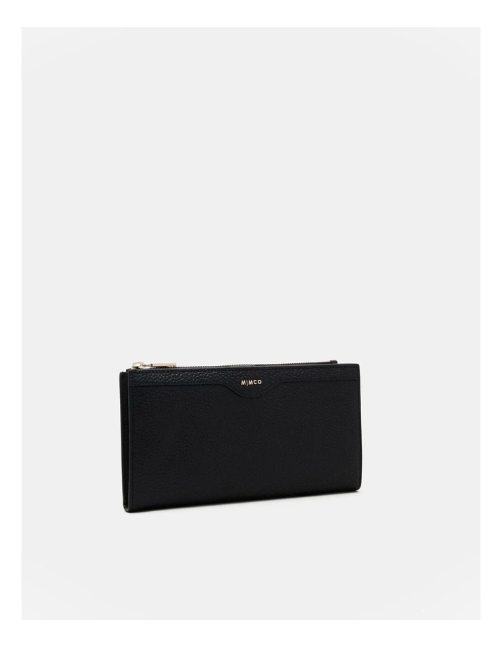 Jett Travel Wallet in Black Light Gold