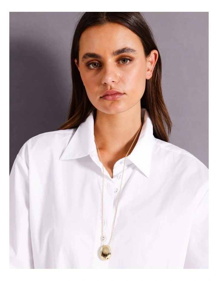 Chubby Half Necklace in Gold