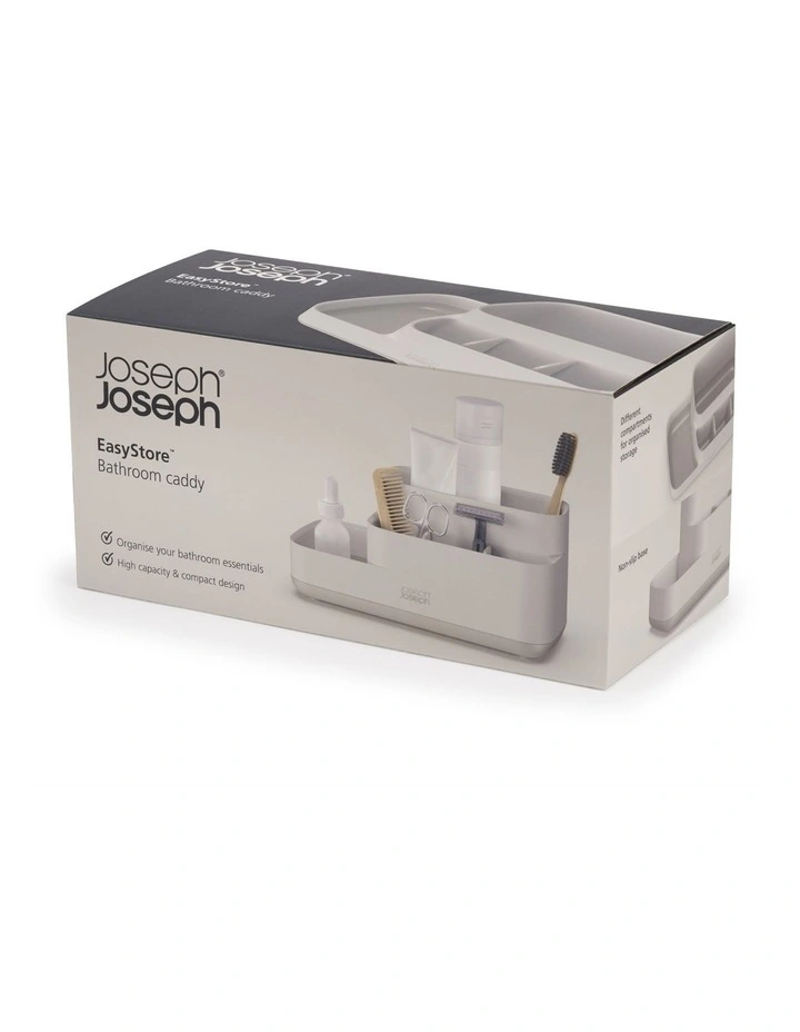 Easy Store Bathroom Caddy in Ecru