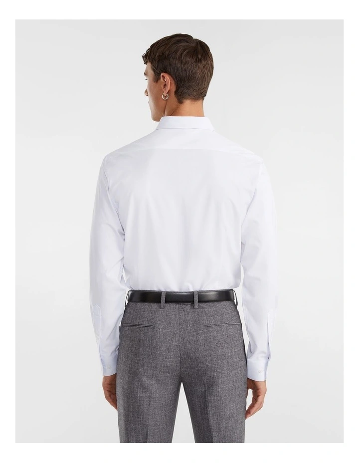 Tech Movement Slim Dress Shirt White