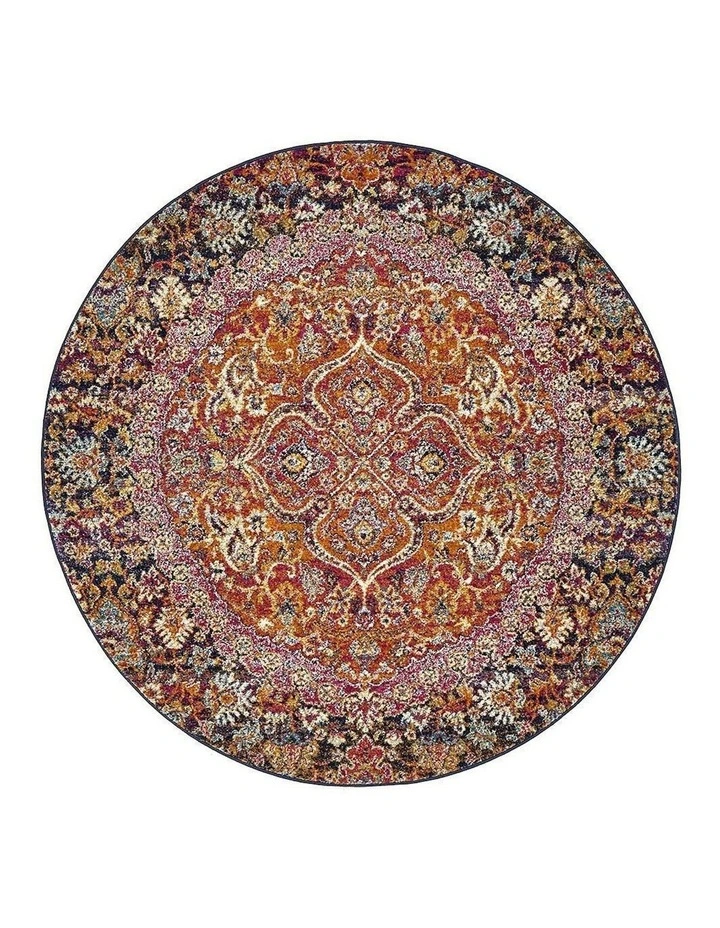 Museum Preston Round Rug in Multi