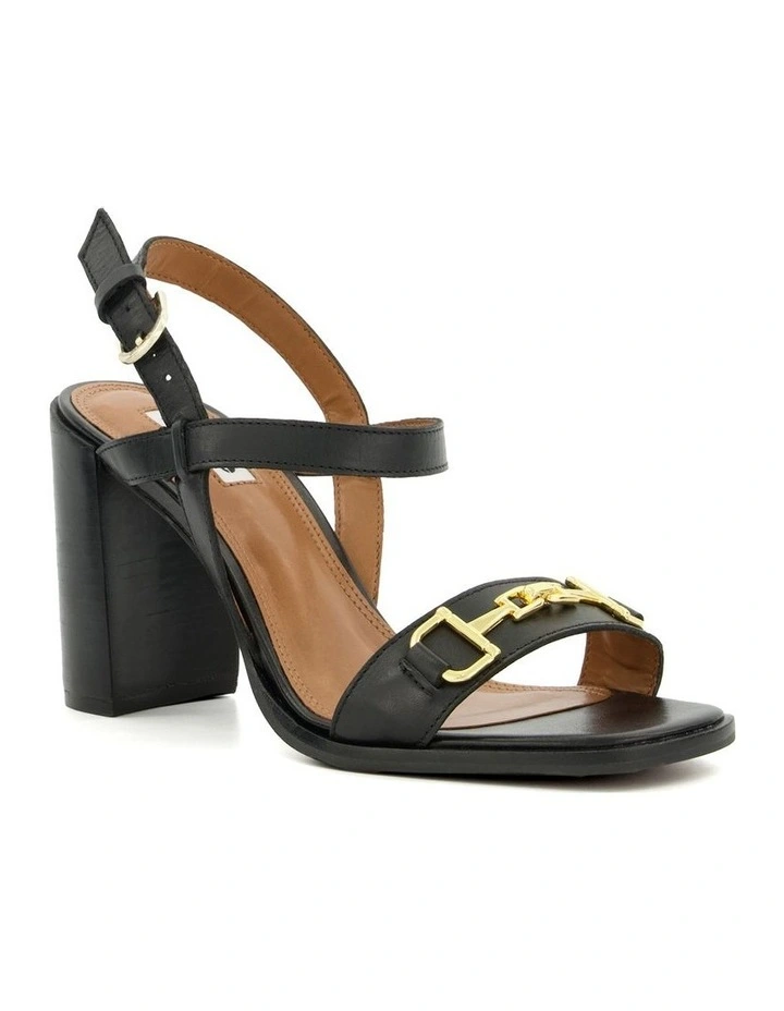 Junior Sandal in Black