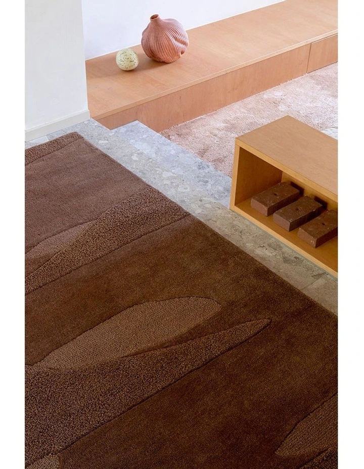 Decor Scape Rug 095005 in Brown