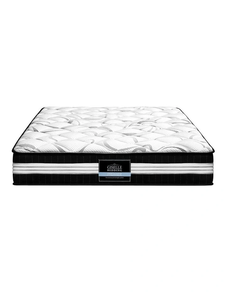Double Size Euro Spring Foam Mattress in White