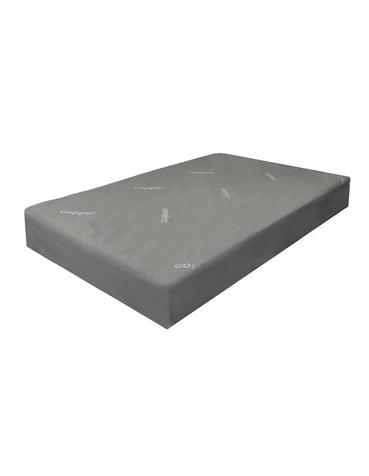 Pillowtop Mattress Protector Topper Double Cover in Grey