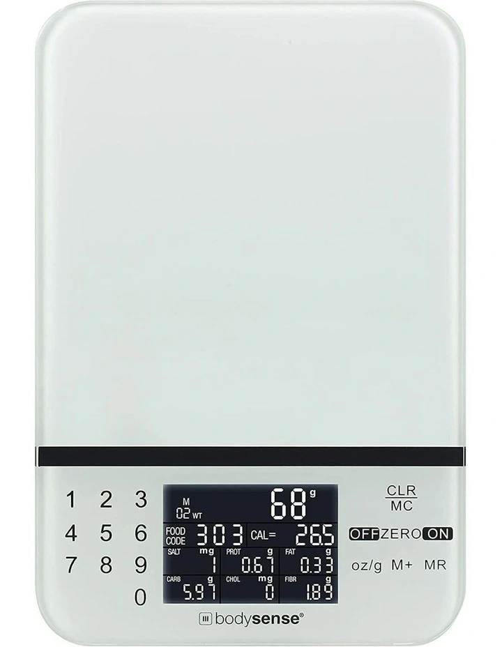 Diet Nutrition Kitchen Scale 10kg in White