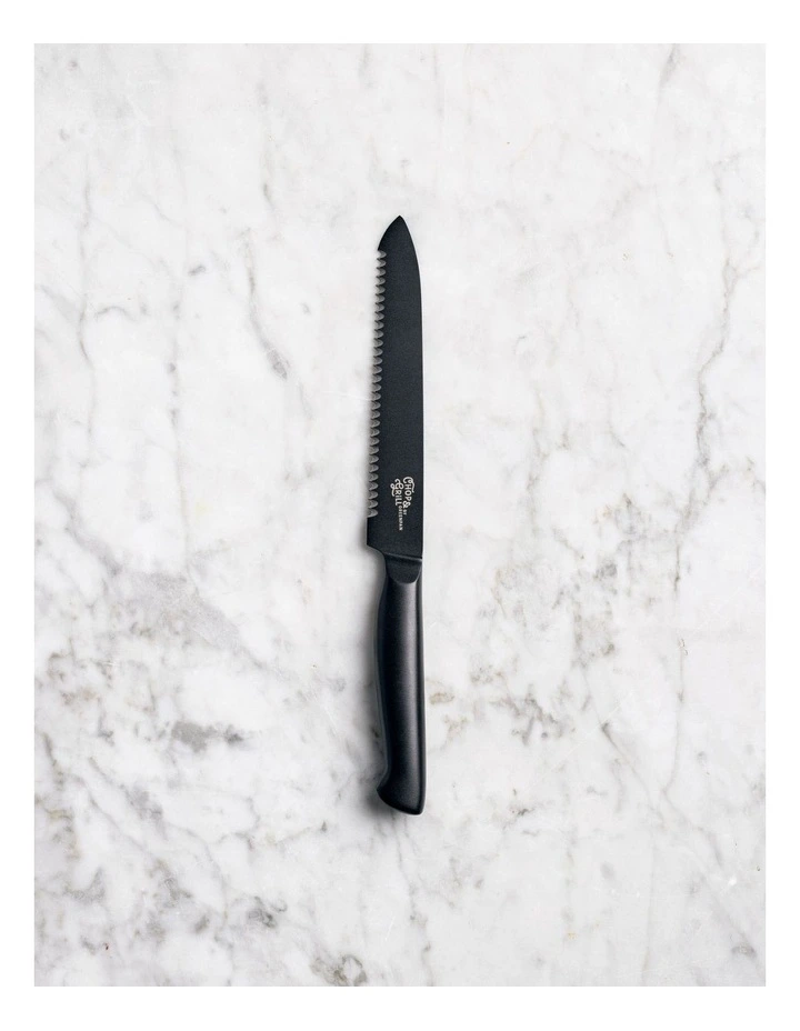 Chop&Grill Serrated Utility Knife 23cm in Black