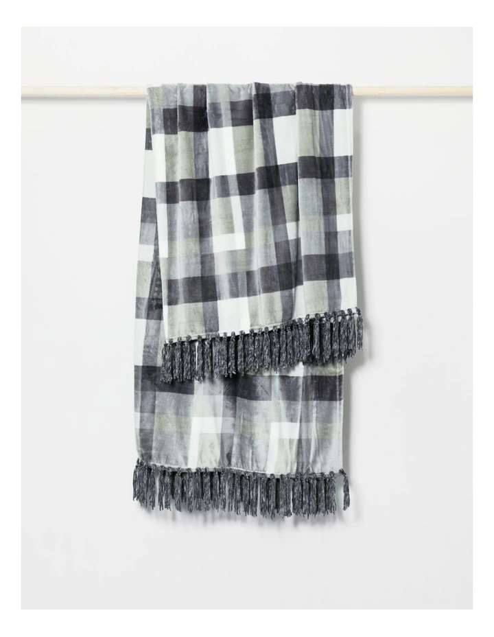 Chenille Fringe Blanket