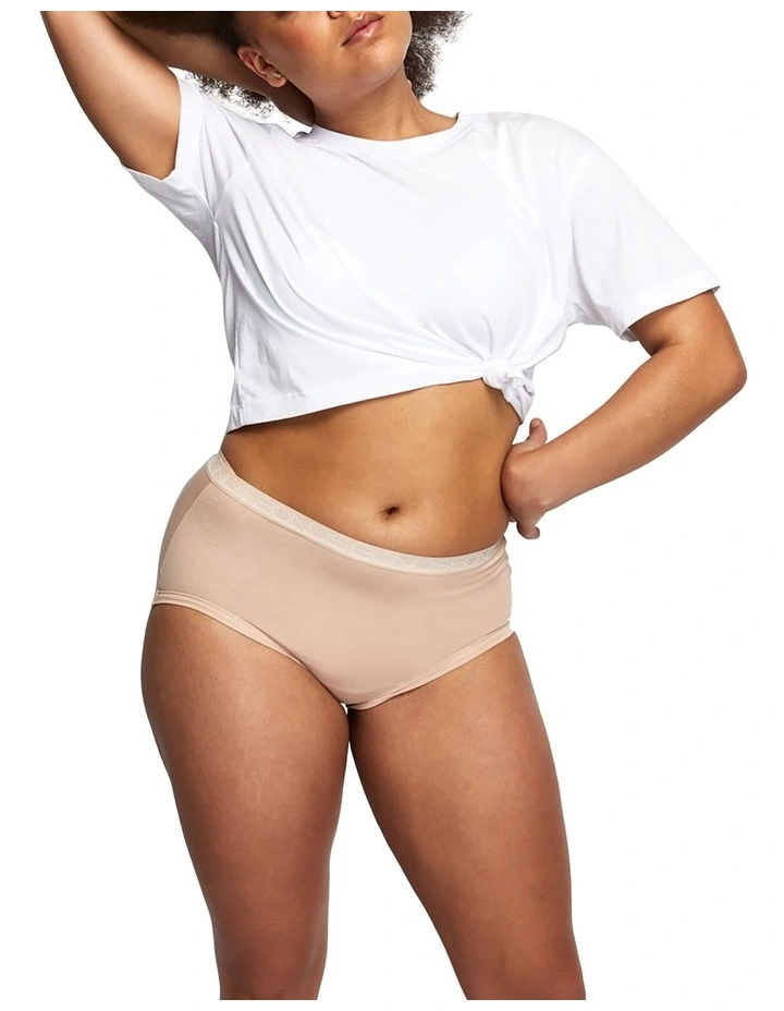 Cottontails Full Brief 3 Pack in Beige