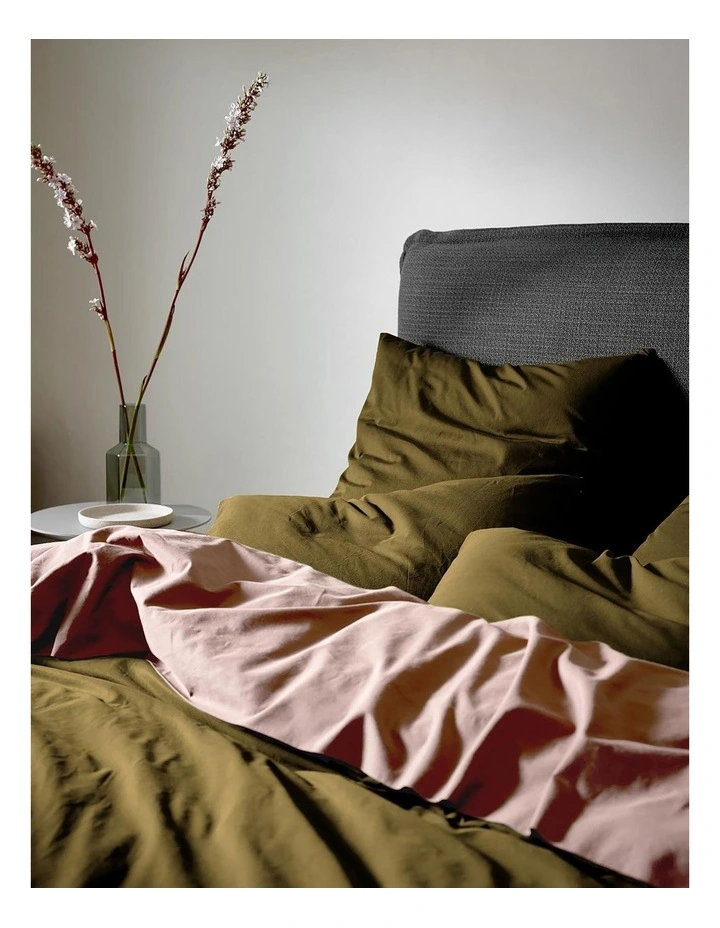 Halo Organic Cotton Bedlinen Collection in Khaki