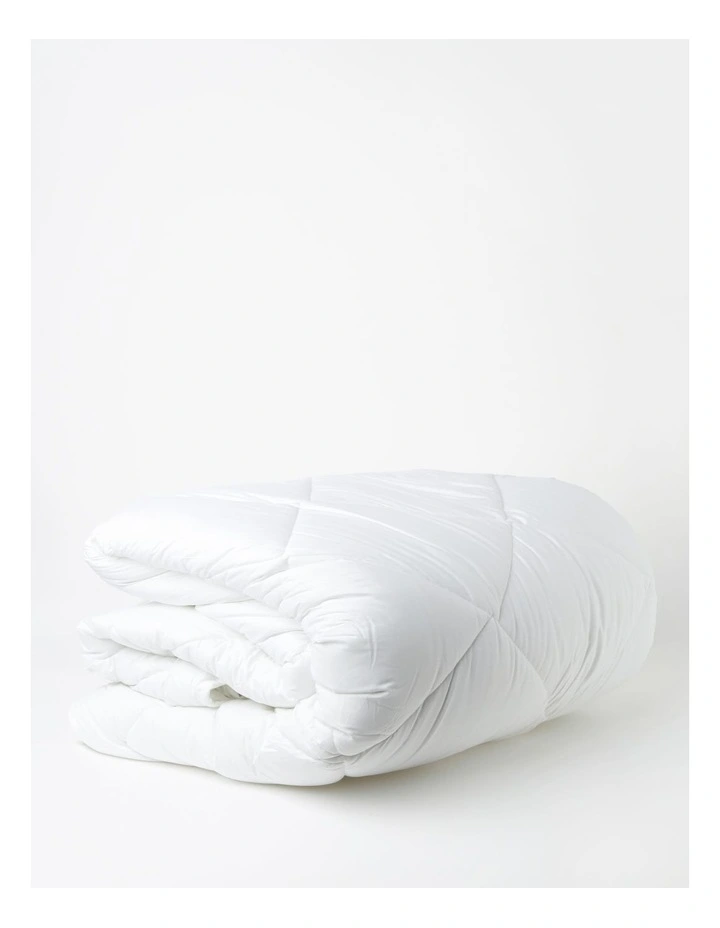 Stain Resistant Quilt in White
