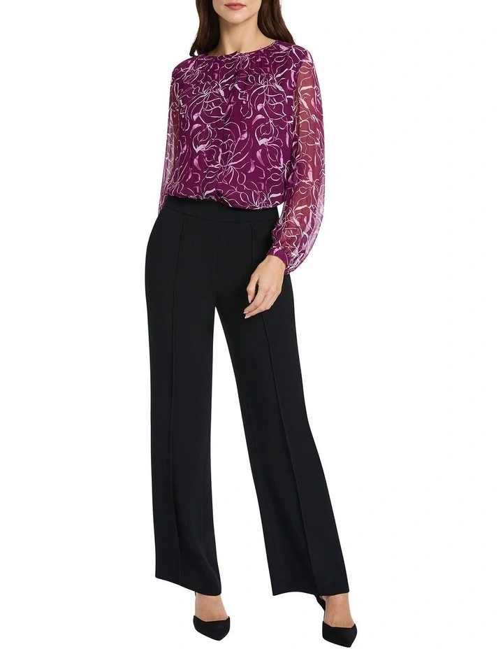 Agnes Blouse in Acai Multi