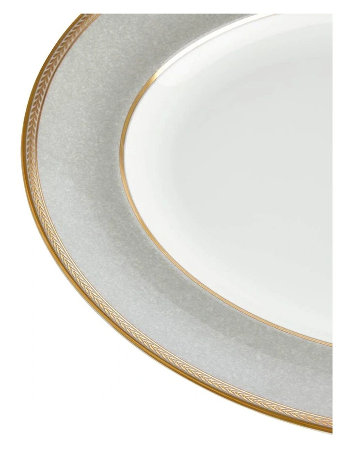 Renaissance Grey Oval Platter 35cm in Grey