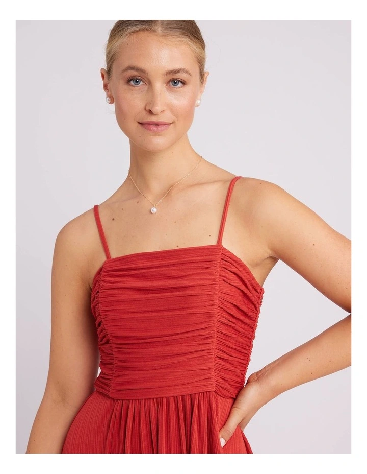 Alyce Dress in Red