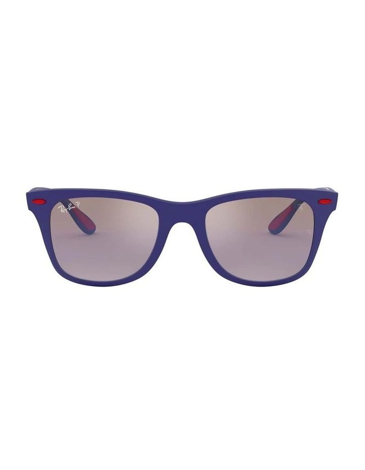RB4195M Scuderia Ferrari Blue Polarised Sunglasses