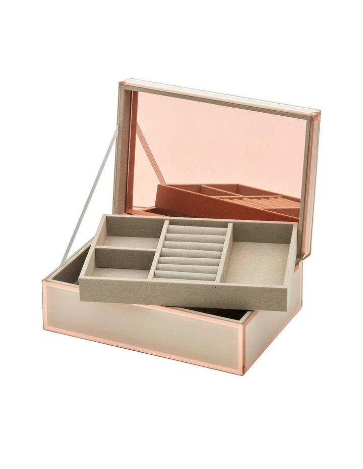 Sara Blush Large Jewellery Box