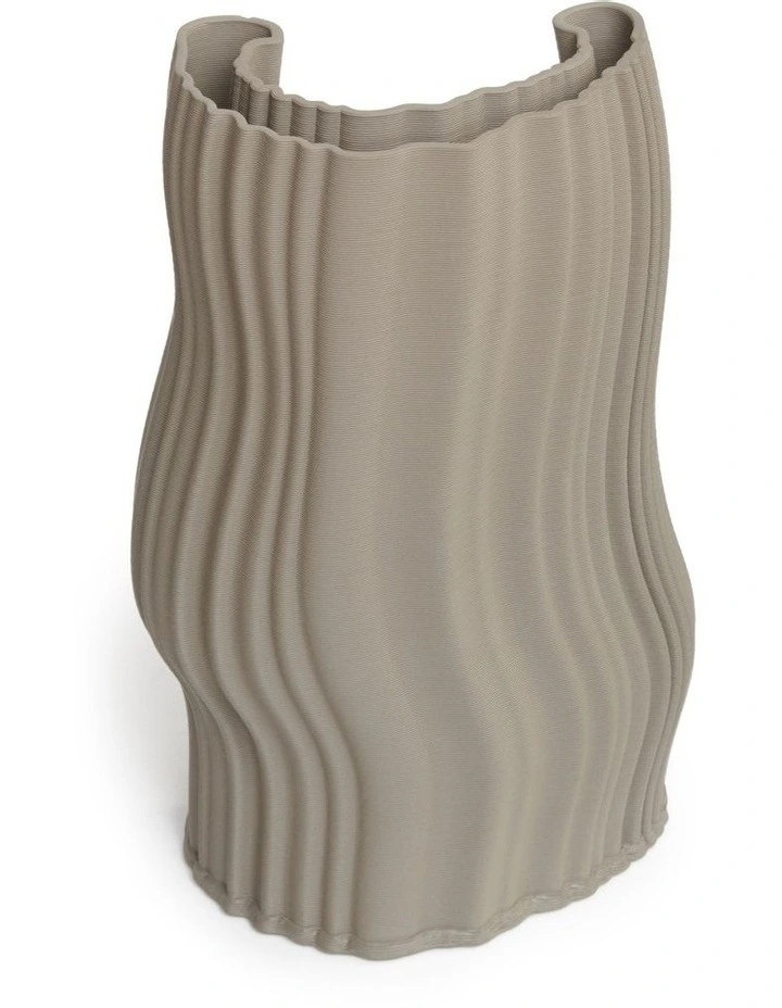 Mia Vase 30cm in Tan