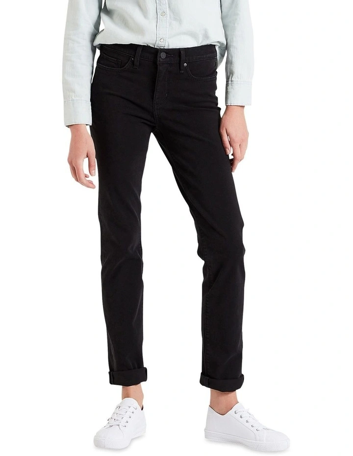 312 Shaping 34 Length New Slim Jean Ultra Black