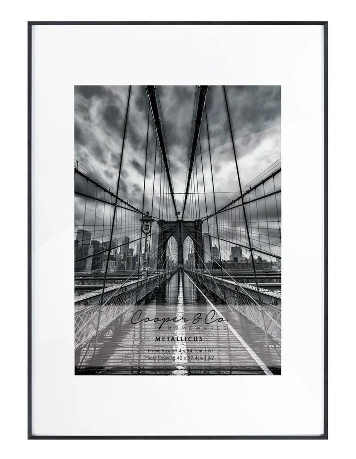 Platinum Metal Frame A1/A2 in Black