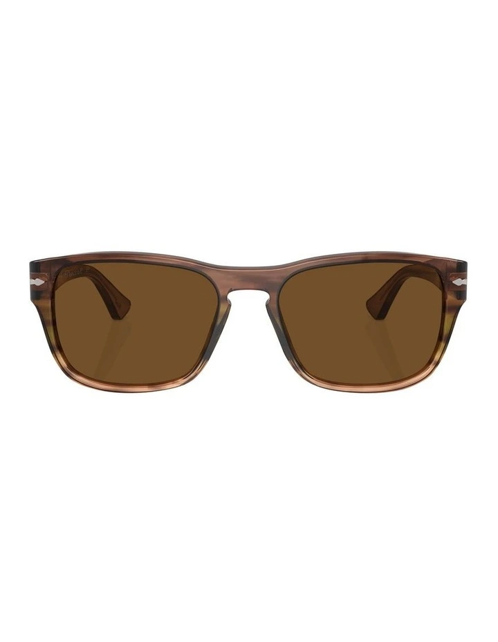 PO3341S Polarised Sunglasses in Brown