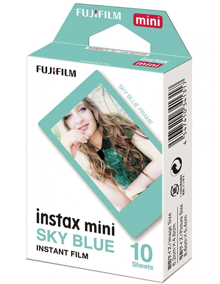 Instax Mini Blue Frame Instant Film 10pk