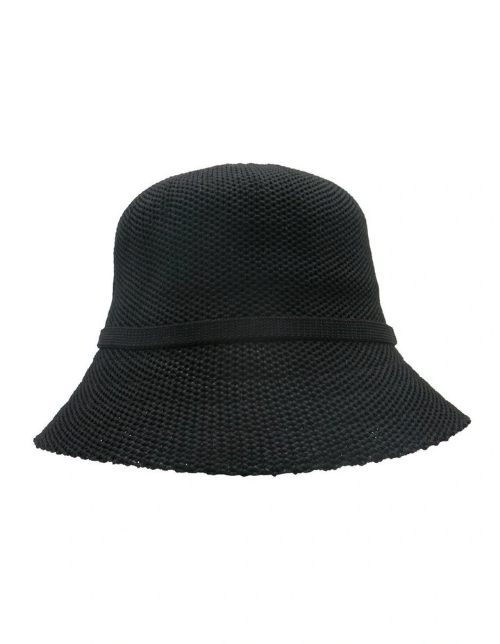 Lavinia Bucket Hat in Black