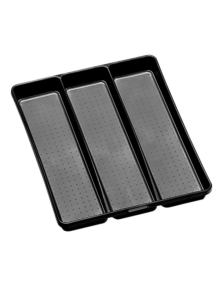Large Utensil Tray in Carbon Black