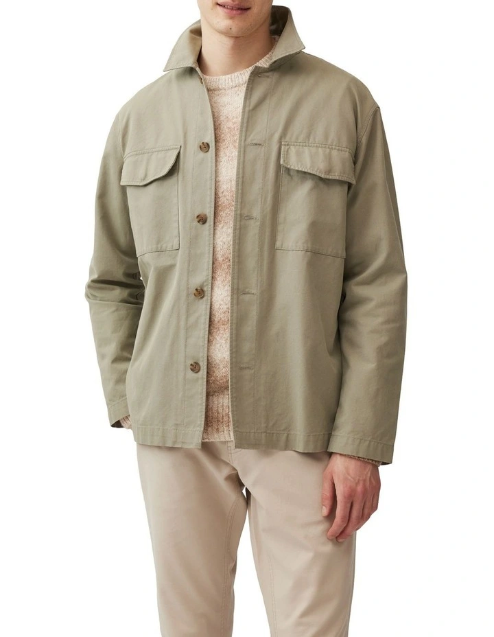 Oaklands Long Sleeve Shirt in Eucalyptus