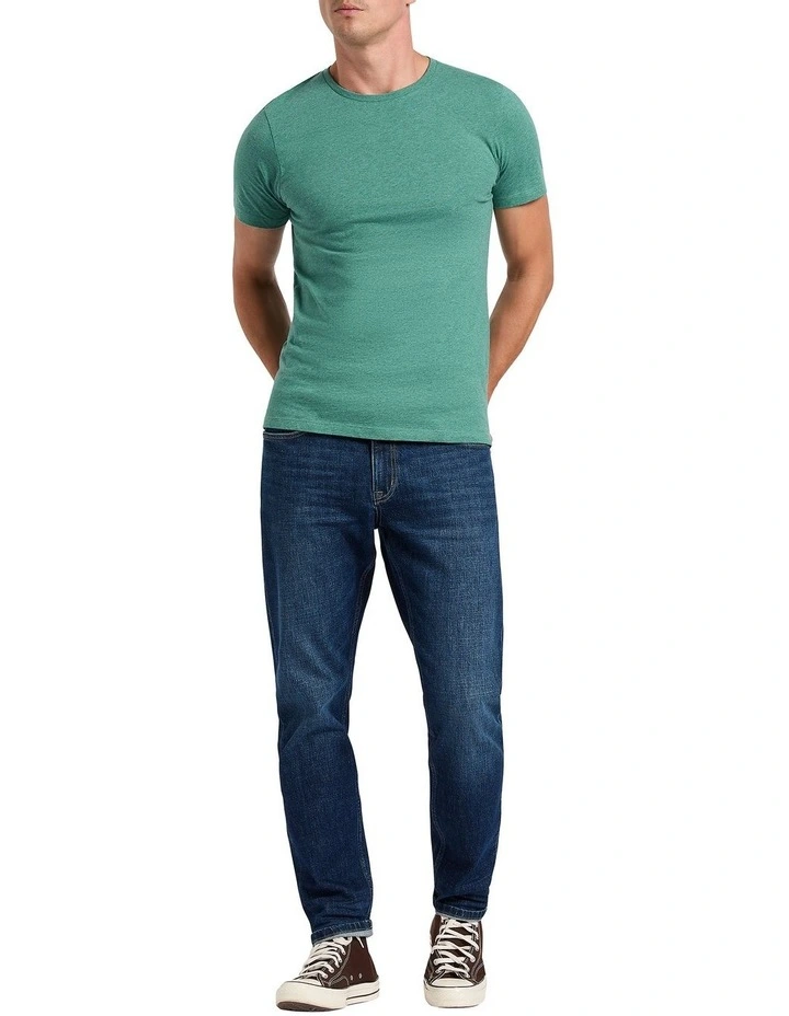 Marle Brando Crew Neck Tee in Eucalyptus
