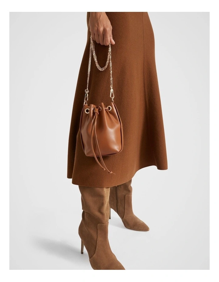 Mini Bucket Bag in Spice