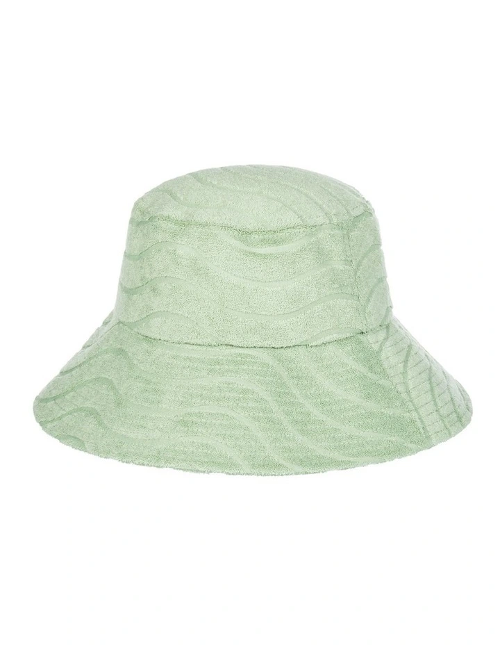 Sunny Palm Bucket Hat in Quiet Green