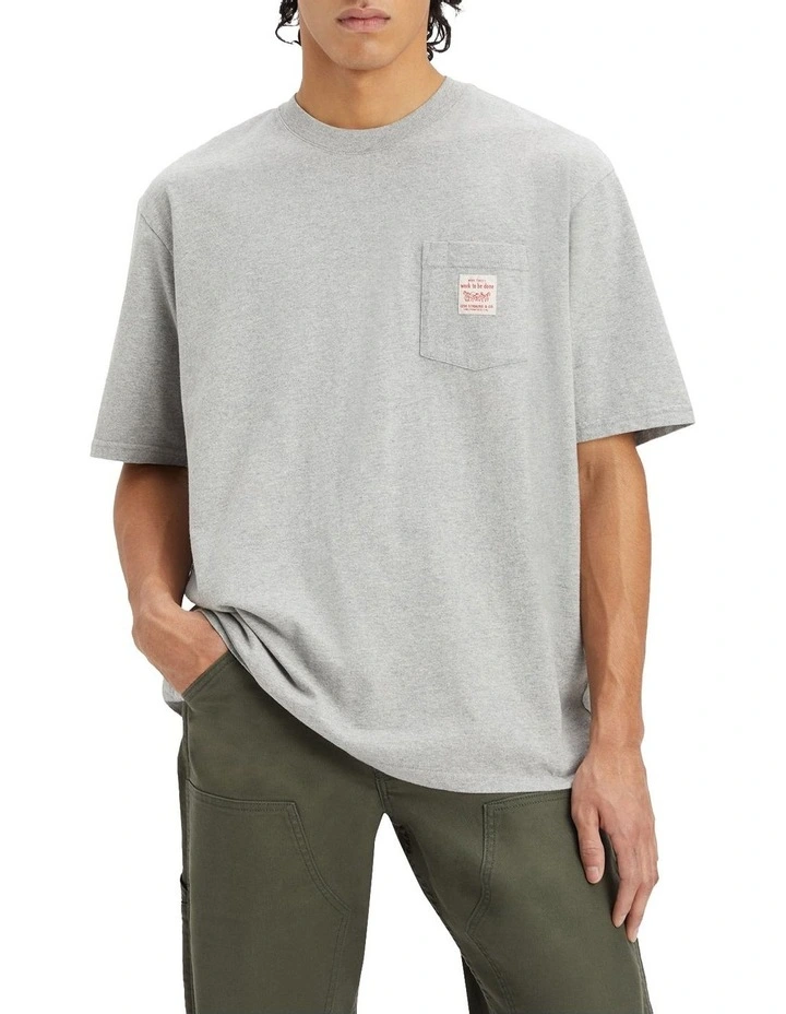 Workwear T-shirt in Grey Heather