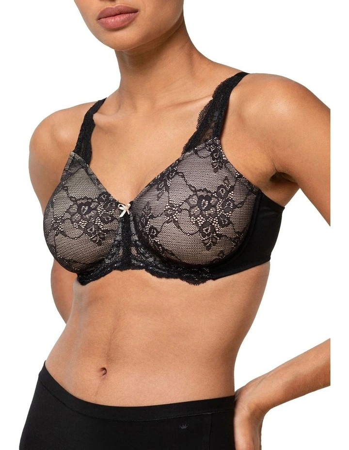 Contouring Sensation Minimiser Bra in Black
