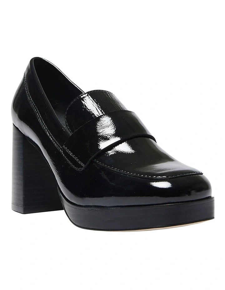Hume Heeled Shoes in Black Patent Leather
