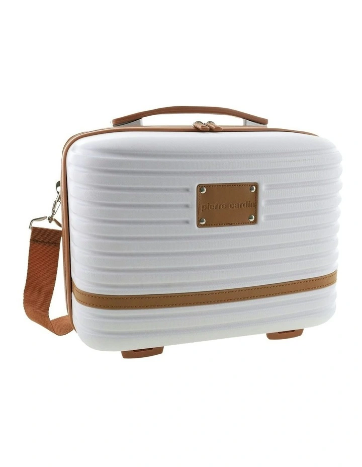 Classique Hard Shell Beauty Case in White