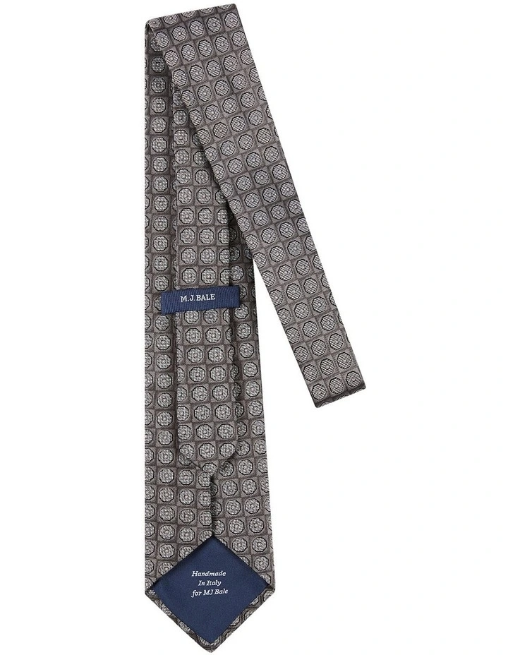 Branzi Tie in Dark Grey